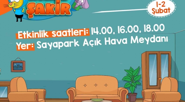 Çocuklar 'Kral Şakir' oyunuyla eğlenecek