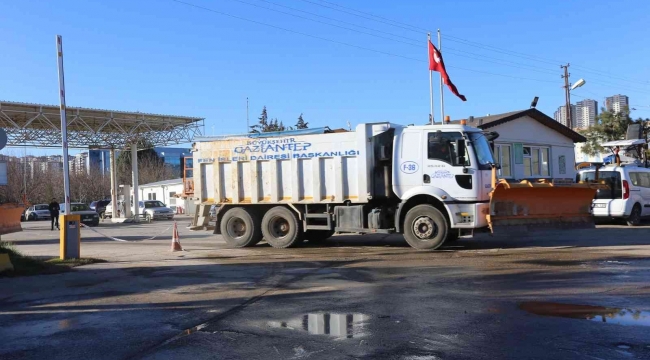 Gaziantep karla mücadele için hazır