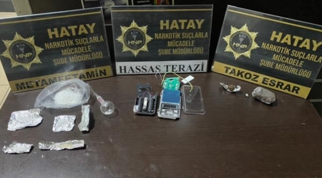 Hatay'da uyuşturucu operasyonu