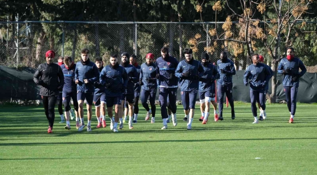 Hatayspor, Alanyaspor karşılaşmasının hazırlıklarını sürdürüyor