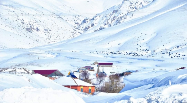 Kahramanmaraş'ta kar manzarası eşsiz güzellikler sunuyor