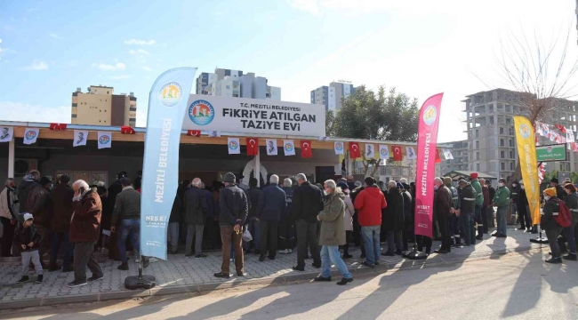 Mezitli'de Ali Bilgiç Parkı ve Fikriye Atılgan Taziye Evi açıldı