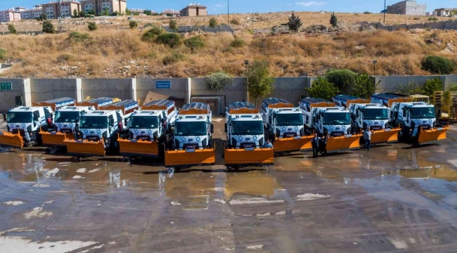 Şahinbey'de kar yağışı öncesi hazırlıklar tamamlandı