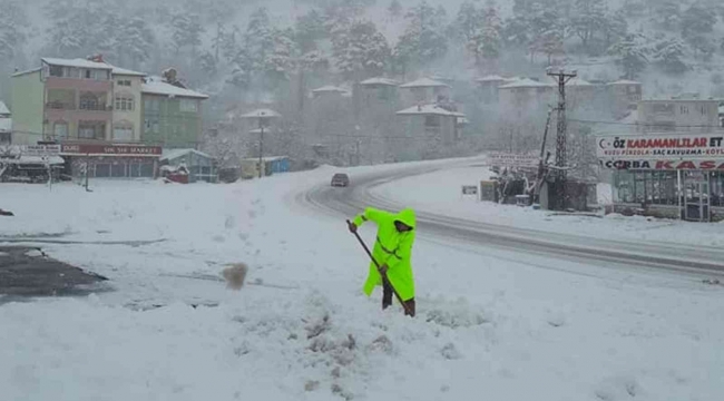 Sertavul Geçidi'nde zincirsiz araç geçişine izin verilmiyor