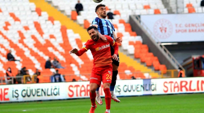 Spor Toto Süper Lig: Adana Demirspor: 1 - Kayserispor: 0