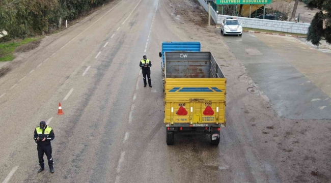 Adana'da 257 araç trafikten men edildi