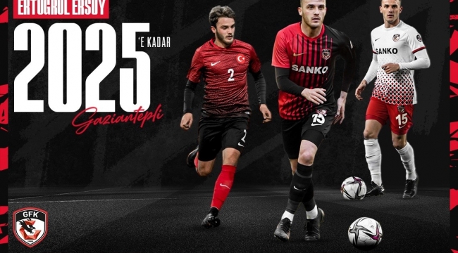 Ertuğrul Ersoy 2025'e kadar Gaziantep FK'da