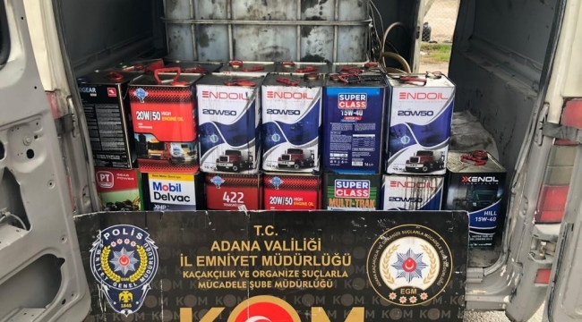 Adana'da 3 bin 700 litre kaçak akaryakıt ele geçirildi