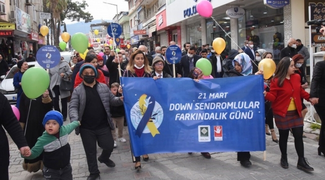 Osmaniye'de "Down Sendromlular Günü" farkındalık yürüyüşü