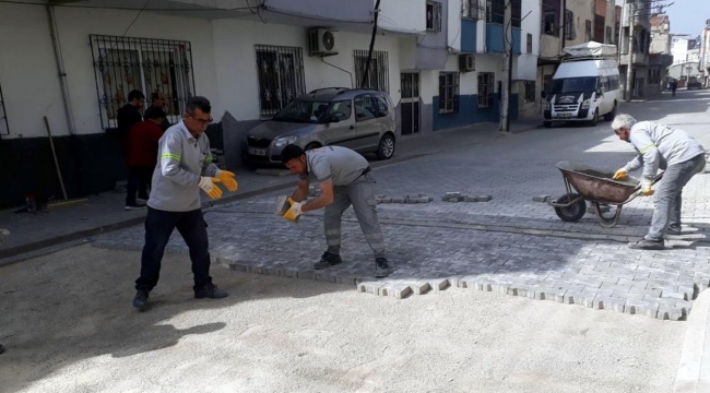 Akdeniz'de sokaklar ve parklar yenileniyor