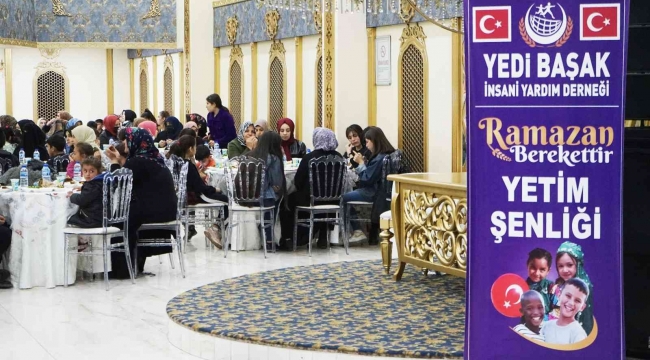 Gaziantep'te yetimler gönül sofrasında buluştu