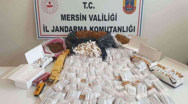 Mersin'de kaçak sigara operasyonu: 2 gözaltı