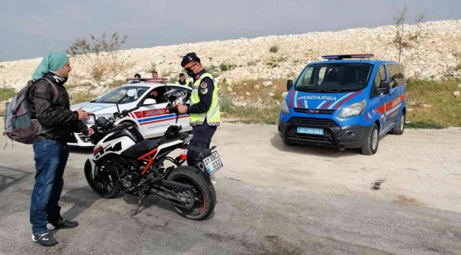 Mersin'de motosiklet ve motorlu bisikletler denetlendi