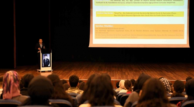 Mersin'de öğrencilere 'Meslek Tanıtım Semineri' düzenlendi