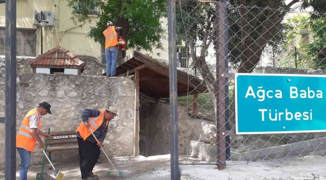 Türbelerde bayram temizliği