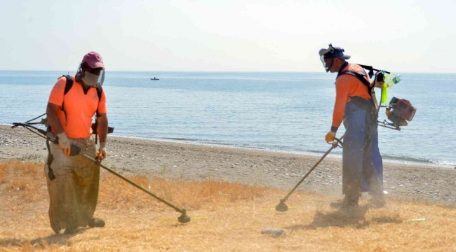 Mersin Büyükşehir Belediyesi, plajları yaza hazırlıyor