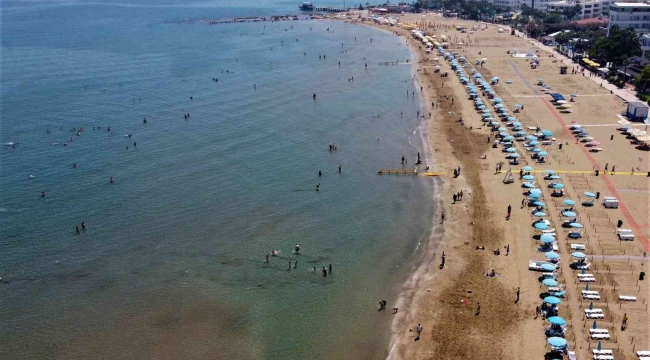 Sıcak hava bastırdı, sahillerde yoğunluk başladı