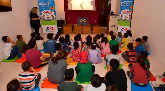 Silifkeli çocuklar Gazi Çiftliği'nde gölge oyunuyla buluştu