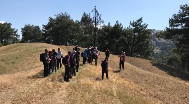 Arama kurtarma ekibinden doğa yürüyüşü ve tatbikat