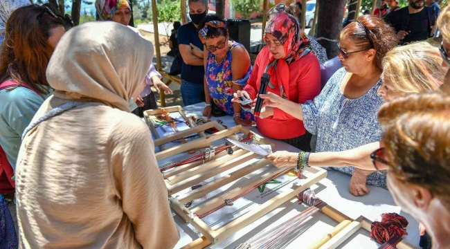 Darısekisi Örnek Köyü'nde 'Çarpana Atölyesi'ne büyük ilgi