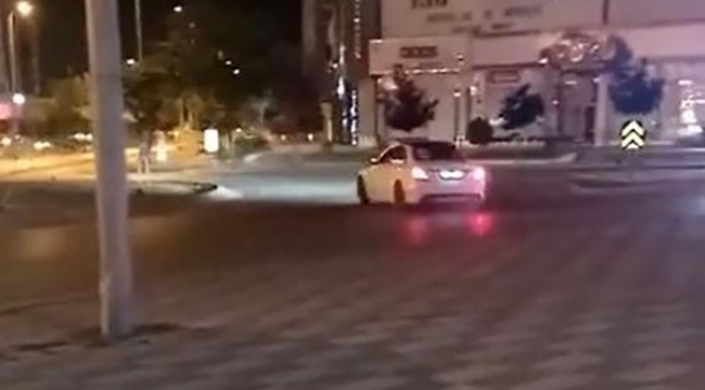 Gaziantep'te drift atan şahsa 9 bin TL ceza