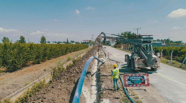 MESKİ, Tarsus'ta içme suyu yapım işine devam ediyor