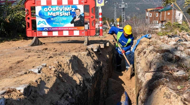 MESKİ, Toroslar ilçesinde içme suyu çalışmalarını sürdürüyor