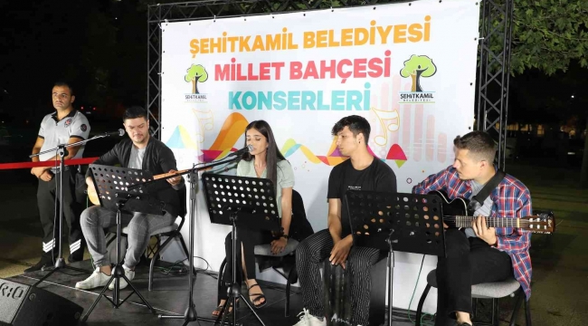 Şehitkamil'deki yaz konserleri büyük ilgi gördü