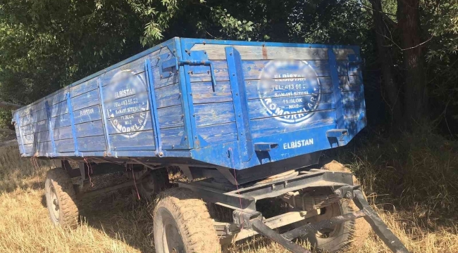 Buğday yüklü römorku çalan 3 şüpheliden 1'i yakalandı