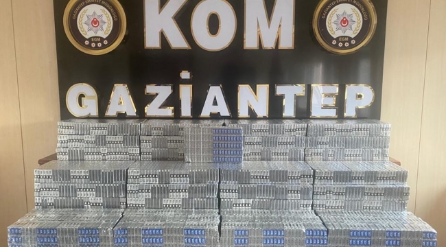 Gaziantep'te kaçak sigara ve akaryakıt operasyonu: 2 gözaltı