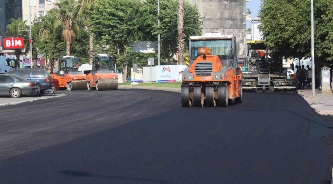 Mersin'de yol çalışmaları devam ediyor