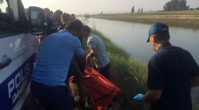 Sulama kanalında kaybolan gencin cesedi bulundu