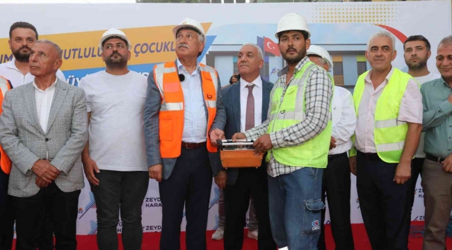 Adana'da yapılacak dört kreşten ikincisinin temeli atıldı