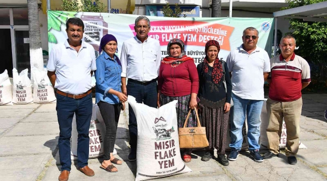 Erdemlili yetiştiricilere yüzde 50 hibeli yem desteği