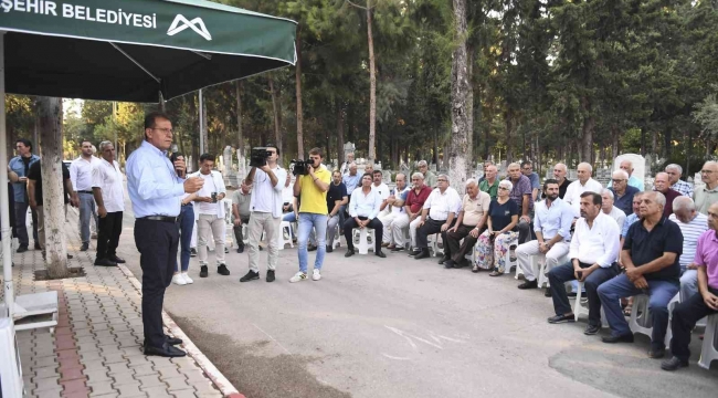 Eski Belediye Başkanı Kaya Mutlu, ölümünün 6. yılında mezarı başında anıldı