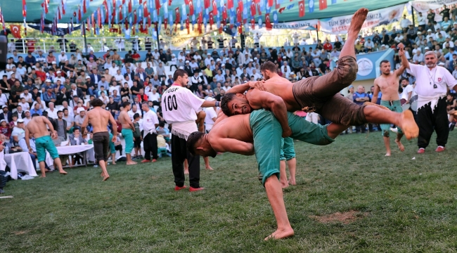 Kahramanmaraş'ta Boyalı Güreş Festivali