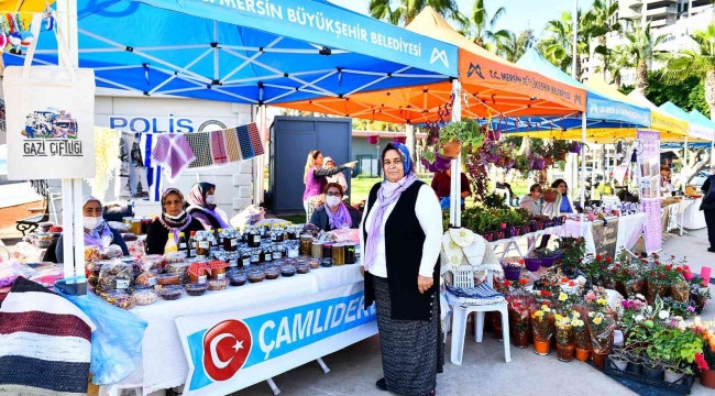 Mersin'de kadınlar ürünlerini kazanca dönüştürüyor