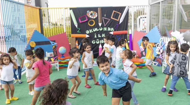 Mersin'de kreşlerde ilk gün heyecanı