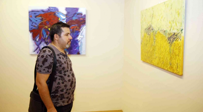 Trabzonlu ressam 55. sergisini Gaziantep'te açtı