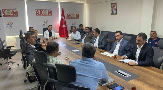 Hatay AKOM'da kış tedbiri hazırlıkları başladı