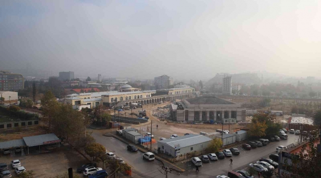 Gaziantep'te yoğun sis etkili oldu