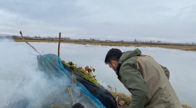 Av için kullanılan gümeler imha edildi