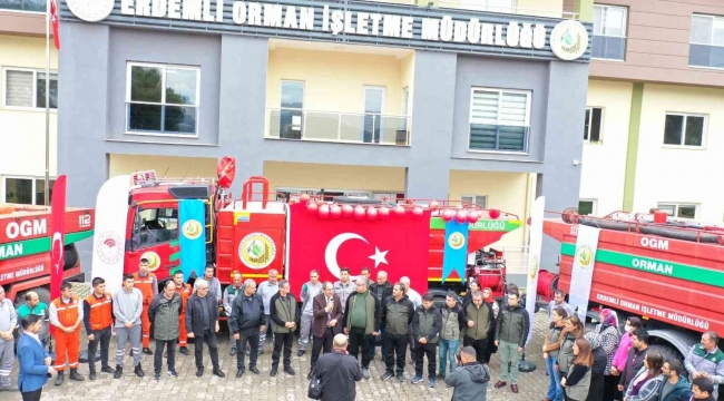 Erdemli Orman İşletme Müdürlüğüne araç desteği