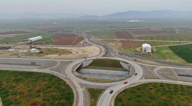 Kahramanmaraş'ta güney bağlantı yolu ulaşıma hazır