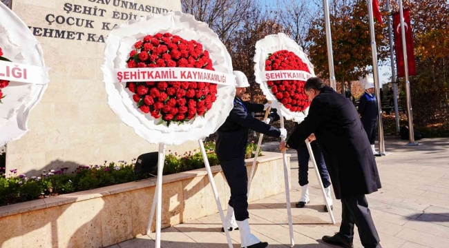 Şehit Kamil ve annesi ile Özdemir bey için tören düzenlendi