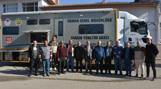 Mersin'de orman yangınları artık 'mobil yangın yönetim aracından' koordine edilecek