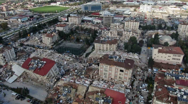 Hatay'da 600 Evler Sitesi yerle bir oldu