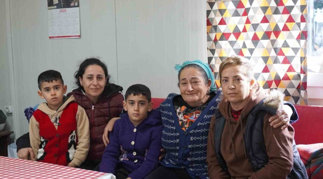 Mezitli Belediyesi Gönüllü Evi, depremzede aileye kucak açtı