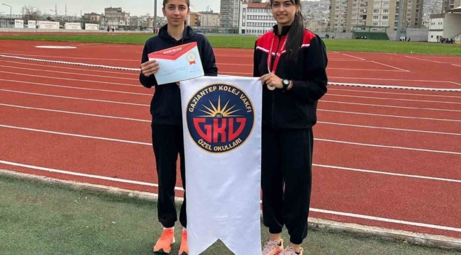 Atletizmde Gaziantep Kolej Vakfı başarısı