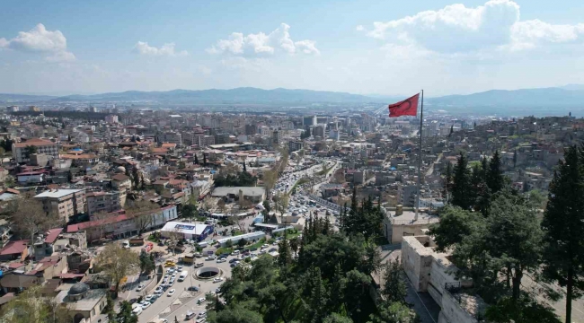 Depremin 50'nci gününde Kahramanmaraş'ta son durum havadan görüntülendi